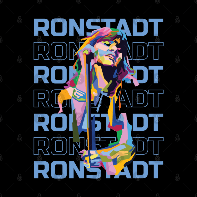 Abstract Geometric Linda Ronstadt by smd90