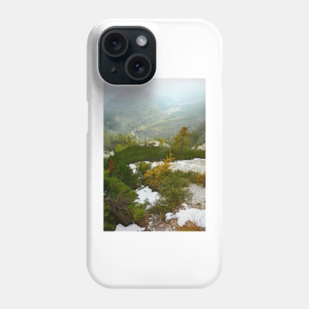 Autumn on the Slopes of Mangrt Phone Case by jojobob