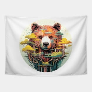 Grizzly Bear Animal World Predator Wild Nature Wilderness Tapestry