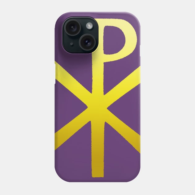 Roman Empire Chi Rho Symbol T-shirt Phone Case by AgemaApparel