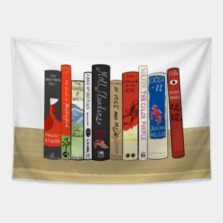 Banned Books Collection Tapestry