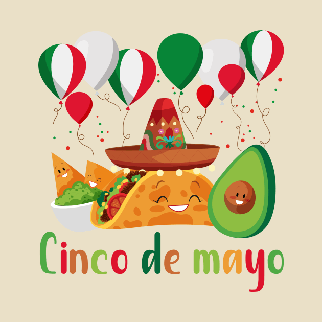 cinco de mayo celebrating for lovers of cinco de mayo 5th day by SecuraArt