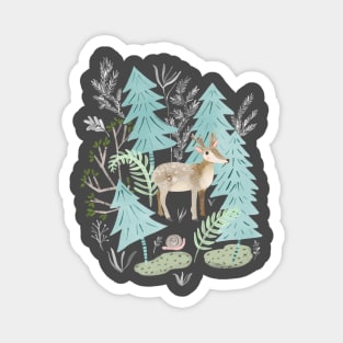 Deer in the Forest Magnet