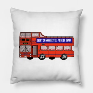 Manchester United 1999 Treble parade bus Pillow