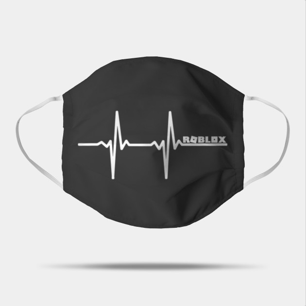 Roblox Noob Gamer Heartbeat Roblox Mask Teepublic - black surgeon mask roblox