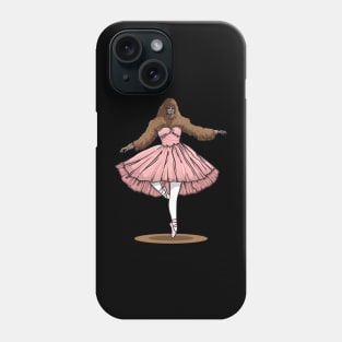 Funny Bigfoot Sasquatch Ballet Gifts Men Women Kids Bigfoot Phone Case