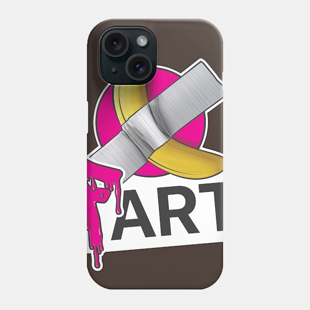 Banana with tape not art 01 Phone Case by HappyChap82