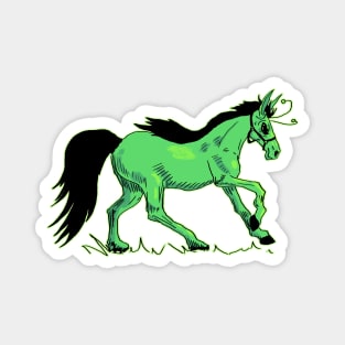 Alien horse Magnet