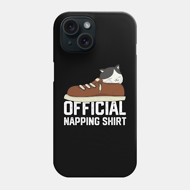 official napping shirt Phone Case by spantshirt