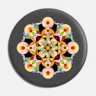 Kaleidoscope Fiesta Pin