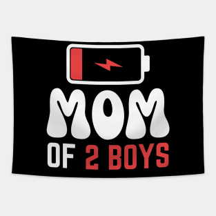 Mom of 2 boys Tapestry