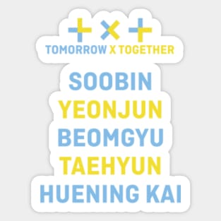 TXT 5 High Quality Stickers, KPOP, Tomorrowtogether, Soobin, Yeonjun,  Beomgyu, Taehyun, Hueningkai, Txt Stickers, Kpop Merch, Kpop Sticker -   Israel