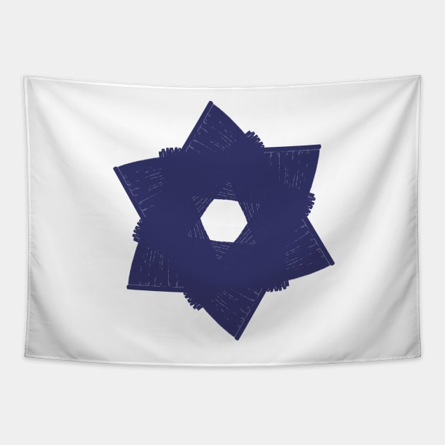 Star of David, Israel Tapestry by Toozidi T Shirts