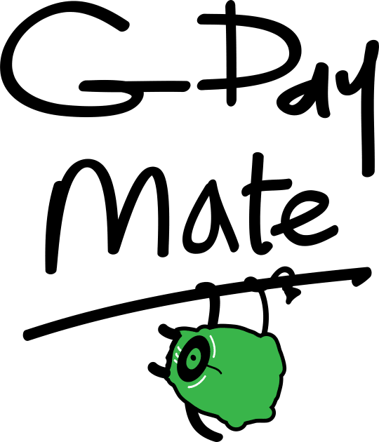 G'DAY MATE Kids T-Shirt by CindyS