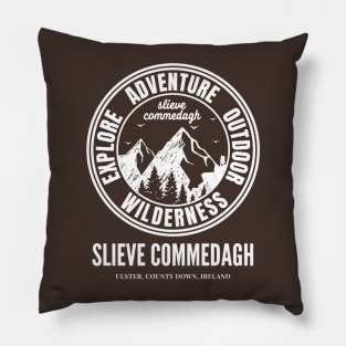 Slieve Commedagh Mountain, Ireland Mountains Pillow