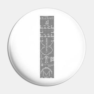 The Arecibo Message Pin