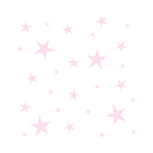 Baby Pale Pink Stars T-Shirt