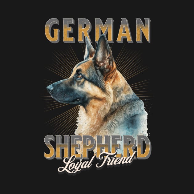 German Shepherd by Inspired Saints