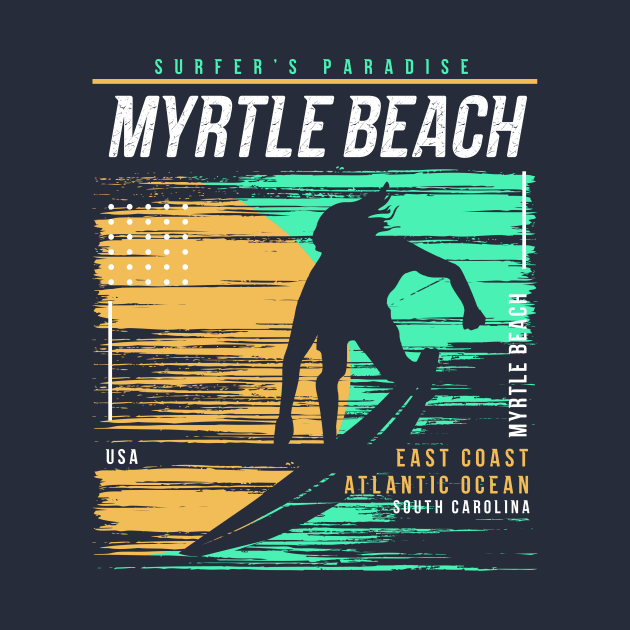 Retro Surfing Myrtle Beach, South Carolina // Vintage Surfer Beach // Surfer's Paradise by Now Boarding