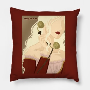 MAROON LADY Pillow