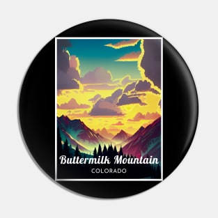 Buttermilk Mountain colorado united states ski Pin