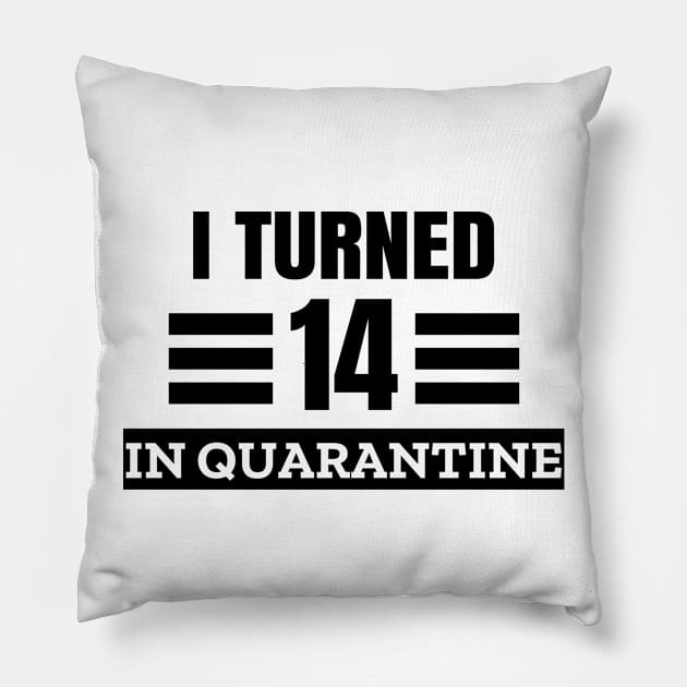 I Turned 14 In Quarantine Pillow by LunaMay