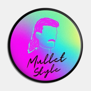 Funky pop mullet style Pin