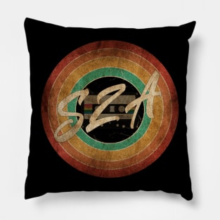 SZA Vintage Circle Art Pillow