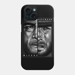 Mifune / Eastwood, Yojimbo, A fistful of dollars Phone Case