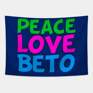 Peace Love Beto Tapestry