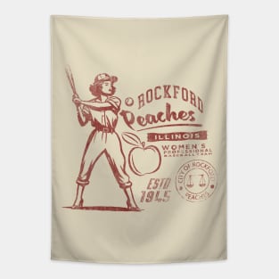 Rockford Peaches Baseball Team 1943 Tapestry