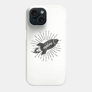 space shuttle rocket space adventure Phone Case