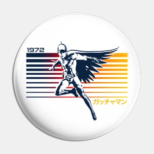 Gatchaman Battle of the Planets - stripes Pin