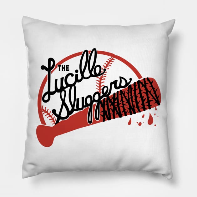 The Lucille Sluggers Pillow by dylmor