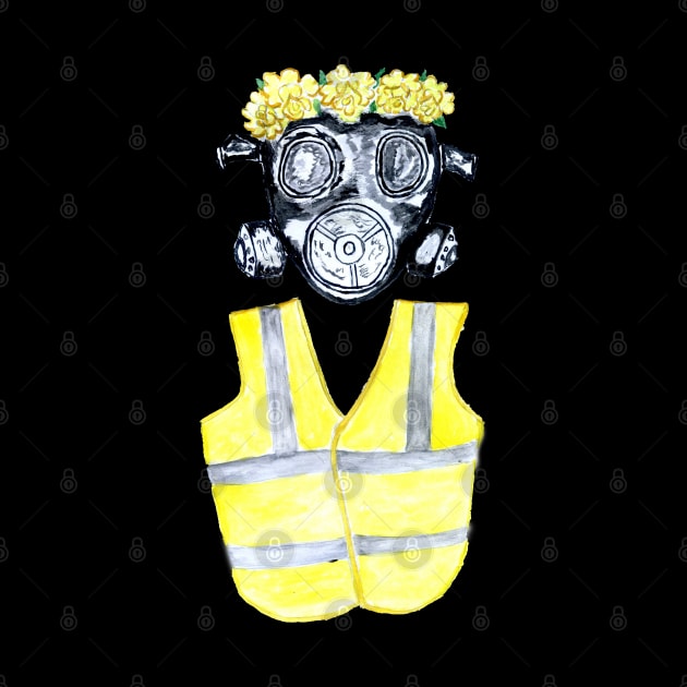 Gas Mask and Yellow vest by AnnArtshock