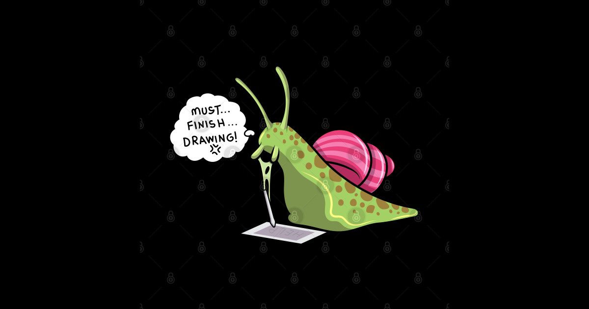 At A Snail s Pace Snail Sticker TeePublic
