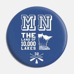 Minnesota MN Land of 10,000 Lakes Pin