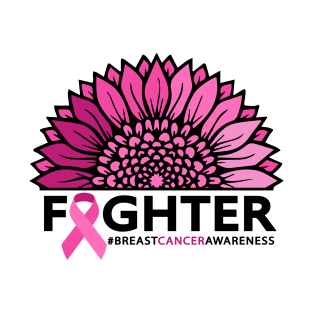 Fighter breast cancer awareness T-Shirt