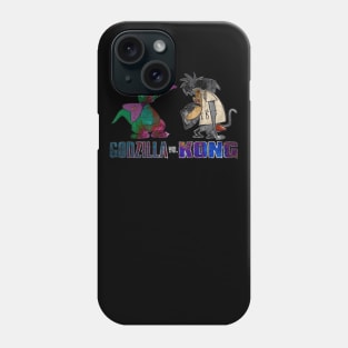 Godzilla Vs. Kong (Denver The Last Dinosaur Vs. I.R. Baboon) Phone Case