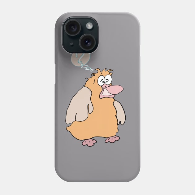 a bird pondering the eternal question; what came first the chicken or the egg Phone Case by VikingArt