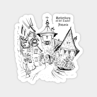 Rothenburg ob der Tauber, Bavaria Magnet