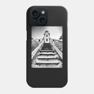 “Mission Point Lighthouse” - Black and White Phone Case