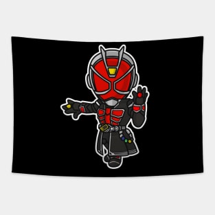 Kamen Rider Wizard Chibi Style Kawaii Tapestry