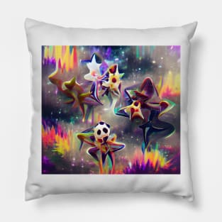 Psychedelic Stars Pillow