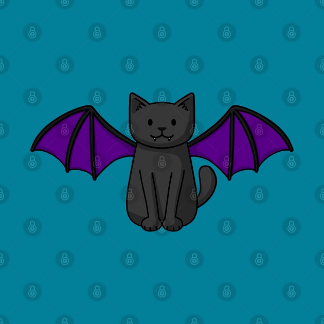 Bat Cat by Doodlecats 