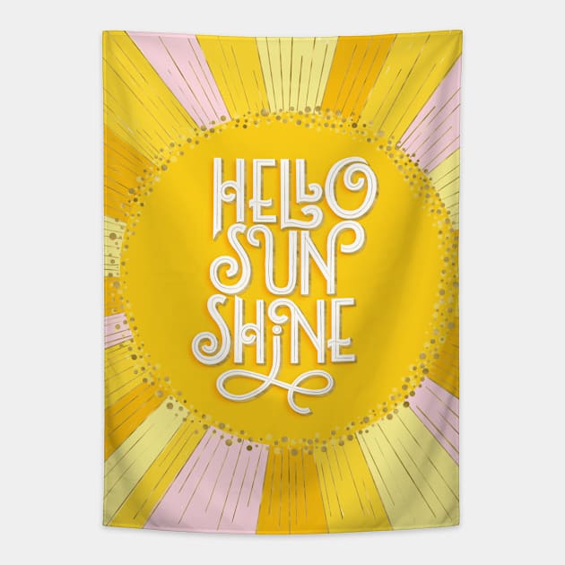 Hello Sunshine Tapestry by CalliLetters