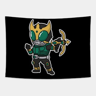 Kamen Rider Kuuga Pegasus Form Chibi Style Kawaii Tapestry