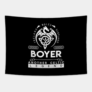 Boyer Name T Shirt - Another Celtic Legend Boyer Dragon Gift Item Tapestry