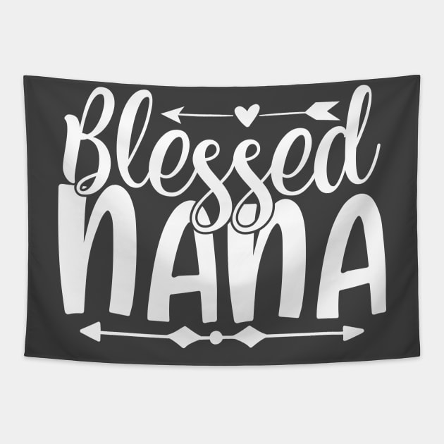 Blessed Nana Tapestry by kimmieshops