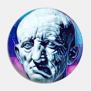 Cato the Elder Snowy Portrait | Cato the Elder Artwork 13 Pin